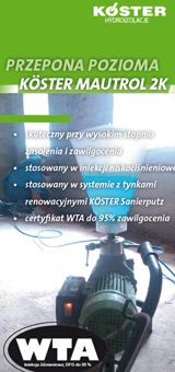 Przepona pozioma KÖSTER Mautrol 2K